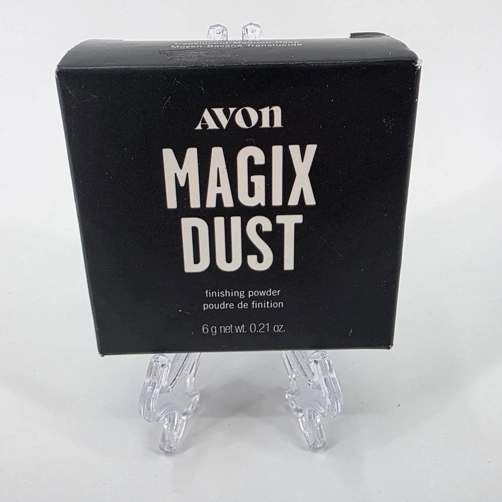 Avon Magix Dust Finishing Powder Translucent Medium-Deep 6g Mineral Makeup New